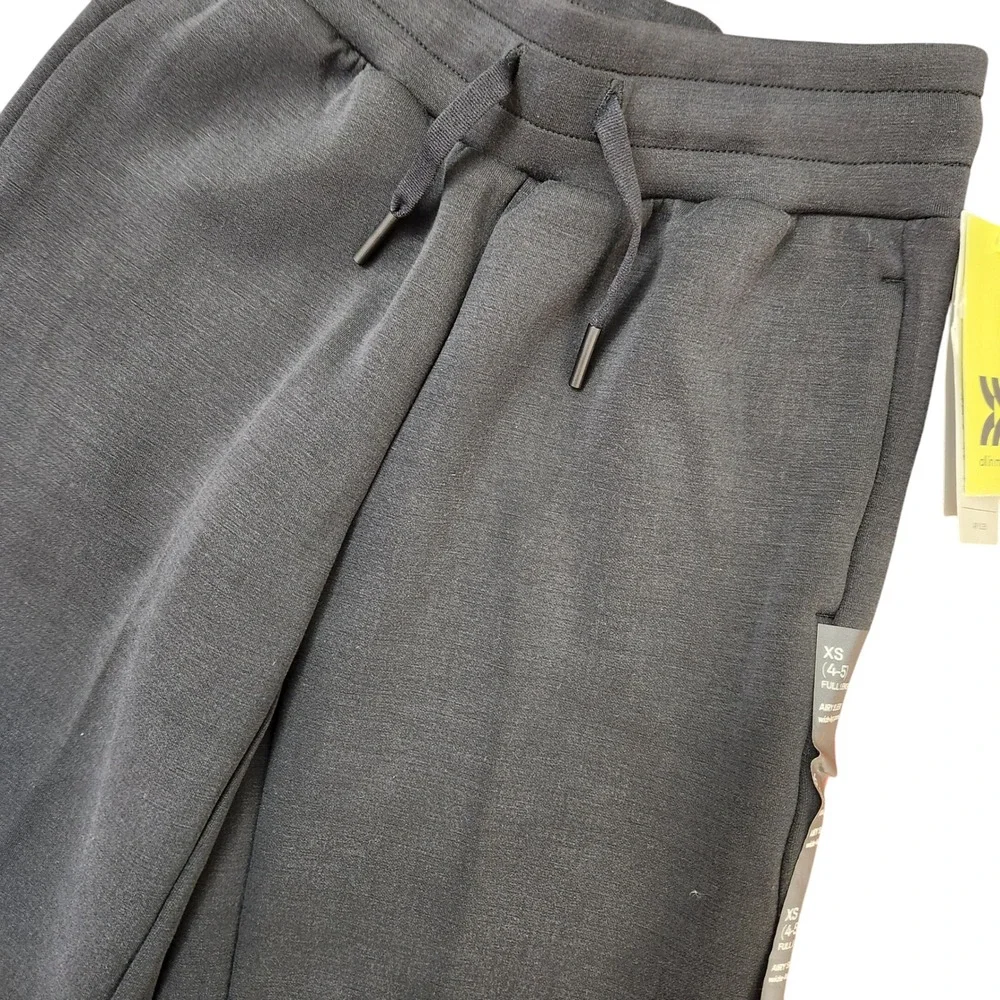 Airy Sleek Wide Leg Pant Girls‎ size 4/5 NWT Black - Picture 2 of 6